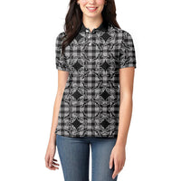 Eleele Hawaii Iwa Bird Palaka Motifs Women Polo Shirt LT14 - Polynesian Pride