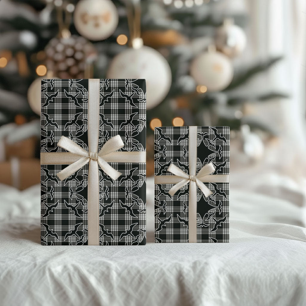 Eleele Hawaii Iwa Bird Palaka Motifs Wrapping Paper LT14 - Polynesian Pride