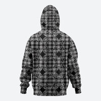 Eleele Hawaii Iwa Bird Palaka Motifs Zip Hoodie LT14 - Polynesian Pride