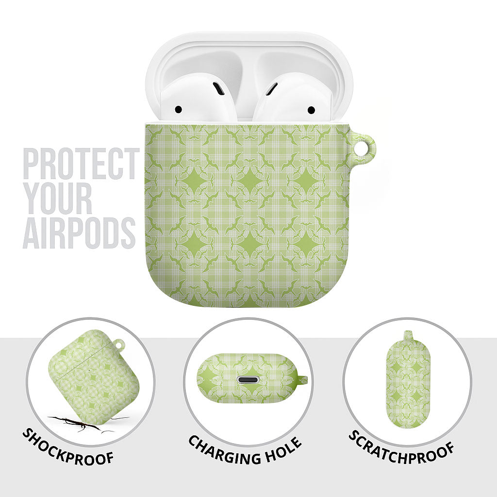 Omaomao Hawaii Iwa Bird Palaka Motifs AirPods Case LT14 - Polynesian Pride