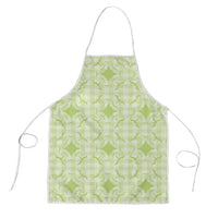 Omaomao Hawaii Iwa Bird Palaka Motifs Apron LT14 Green - Polynesian Pride