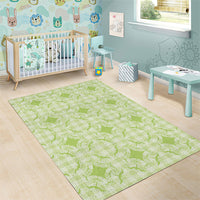Omaomao Hawaii Iwa Bird Palaka Motifs Area Rug LT14 - Polynesian Pride