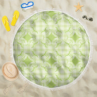Omaomao Hawaii Iwa Bird Palaka Motifs Beach Blanket LT14 One Size 150cm Green - Polynesian Pride
