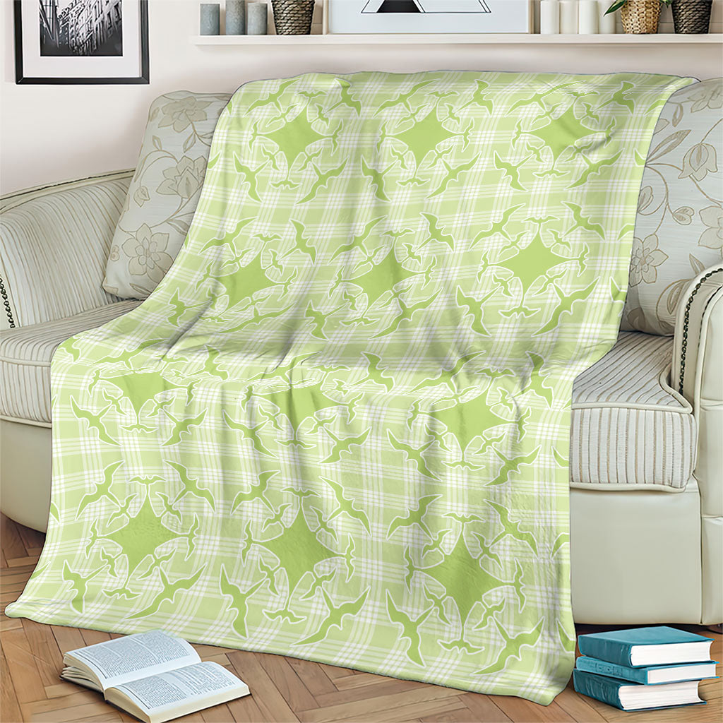 Omaomao Hawaii Iwa Bird Palaka Motifs Blanket LT14 - Polynesian Pride