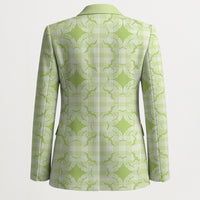 Omaomao Hawaii Iwa Bird Palaka Motifs Blazer LT14 - Polynesian Pride