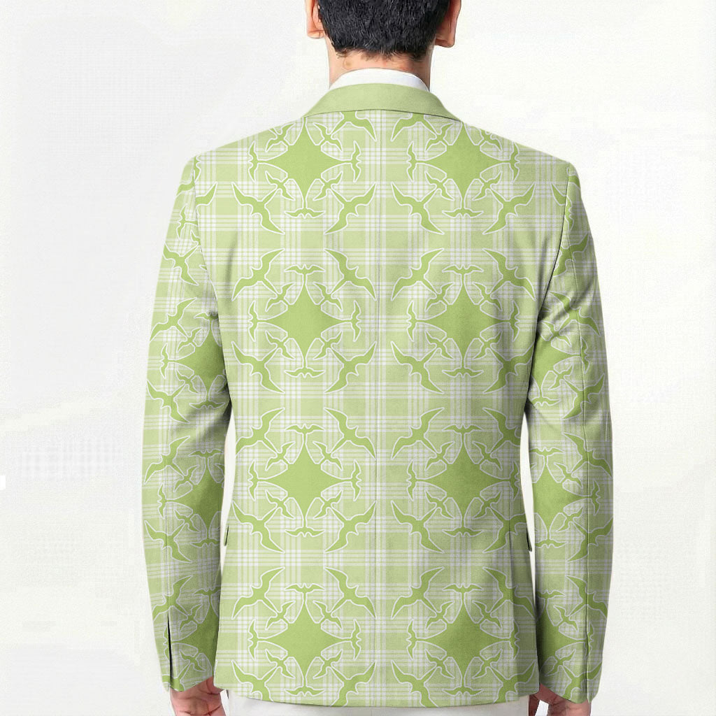 Omaomao Hawaii Iwa Bird Palaka Motifs Blazer LT14 - Polynesian Pride