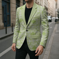Omaomao Hawaii Iwa Bird Palaka Motifs Blazer LT14 - Polynesian Pride