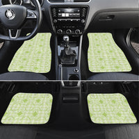 Omaomao Hawaii Iwa Bird Palaka Motifs Car Mats LT14 Set 4pcs Green - Polynesian Pride