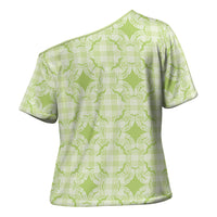 Omaomao Hawaii Iwa Bird Palaka Motifs Cross Shoulder Shirt LT14 - Polynesian Pride