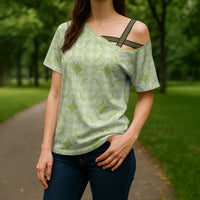 Omaomao Hawaii Iwa Bird Palaka Motifs Cross Shoulder Shirt LT14 - Polynesian Pride