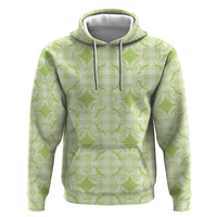 Omaomao Hawaii Iwa Bird Palaka Motifs Hoodie LT14 Pullover Hoodie Green - Polynesian Pride