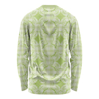 Omaomao Hawaii Iwa Bird Palaka Motifs Long Sleeve Shirt LT14 - Polynesian Pride