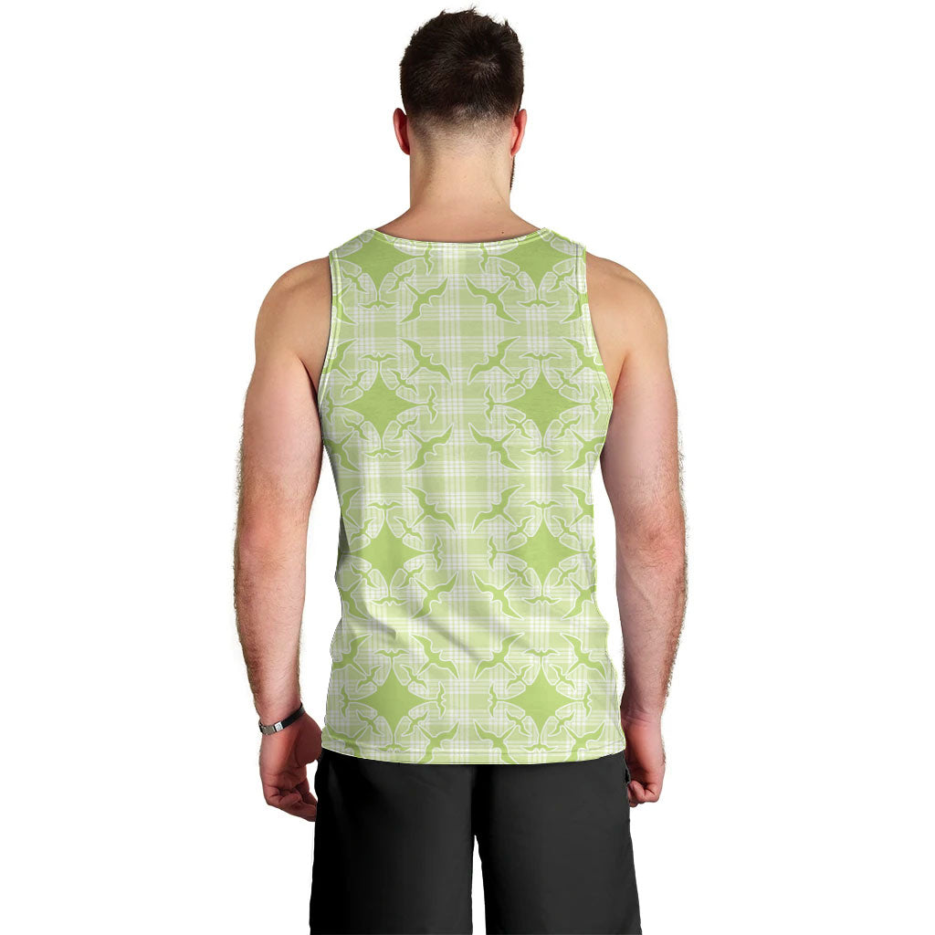 Omaomao Hawaii Iwa Bird Palaka Motifs Men Tank Top LT14 - Polynesian Pride