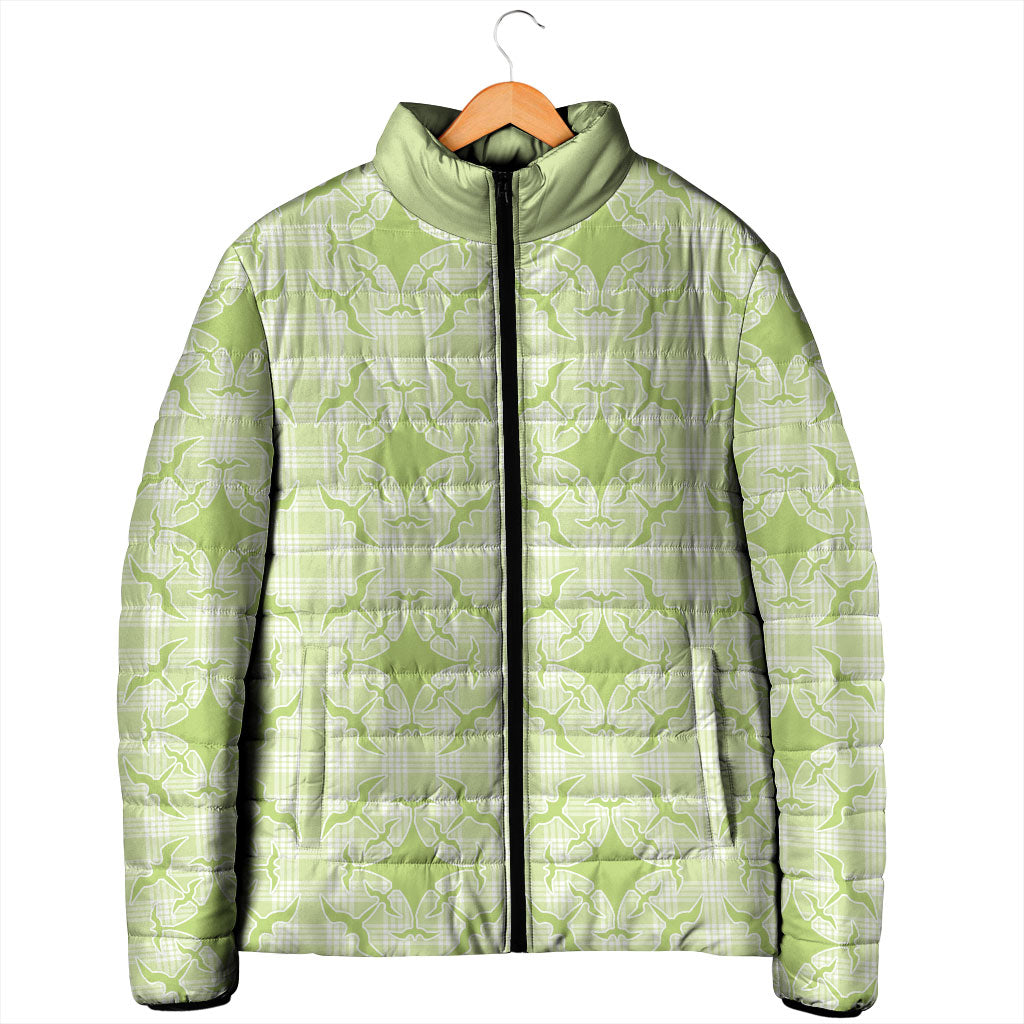 Omaomao Hawaii Iwa Bird Palaka Motifs Padded Jacket LT14 - Polynesian Pride