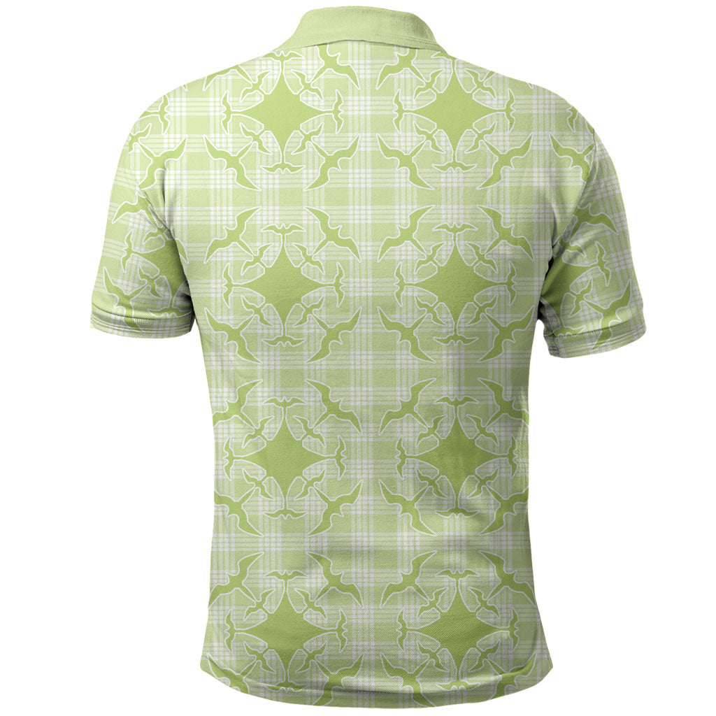 Omaomao Hawaii Iwa Bird Palaka Motifs Polo Shirt LT14 - Polynesian Pride