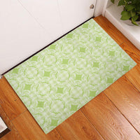 Omaomao Hawaii Iwa Bird Palaka Motifs Rubber Doormat LT14 - Polynesian Pride