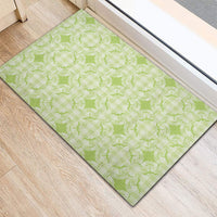 Omaomao Hawaii Iwa Bird Palaka Motifs Rubber Doormat LT14 - Polynesian Pride