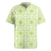 Omaomao Hawaii Iwa Bird Palaka Motifs Rugby Jersey LT14 Green - Polynesian Pride