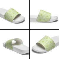Omaomao Hawaii Iwa Bird Palaka Motifs Slide Sandals LT14 - Polynesian Pride