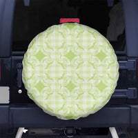 Omaomao Hawaii Iwa Bird Palaka Motifs Spare Tire Cover LT14 No hole Green - Polynesian Pride