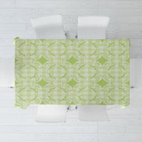 Omaomao Hawaii Iwa Bird Palaka Motifs Tablecloth LT14 Green - Polynesian Pride