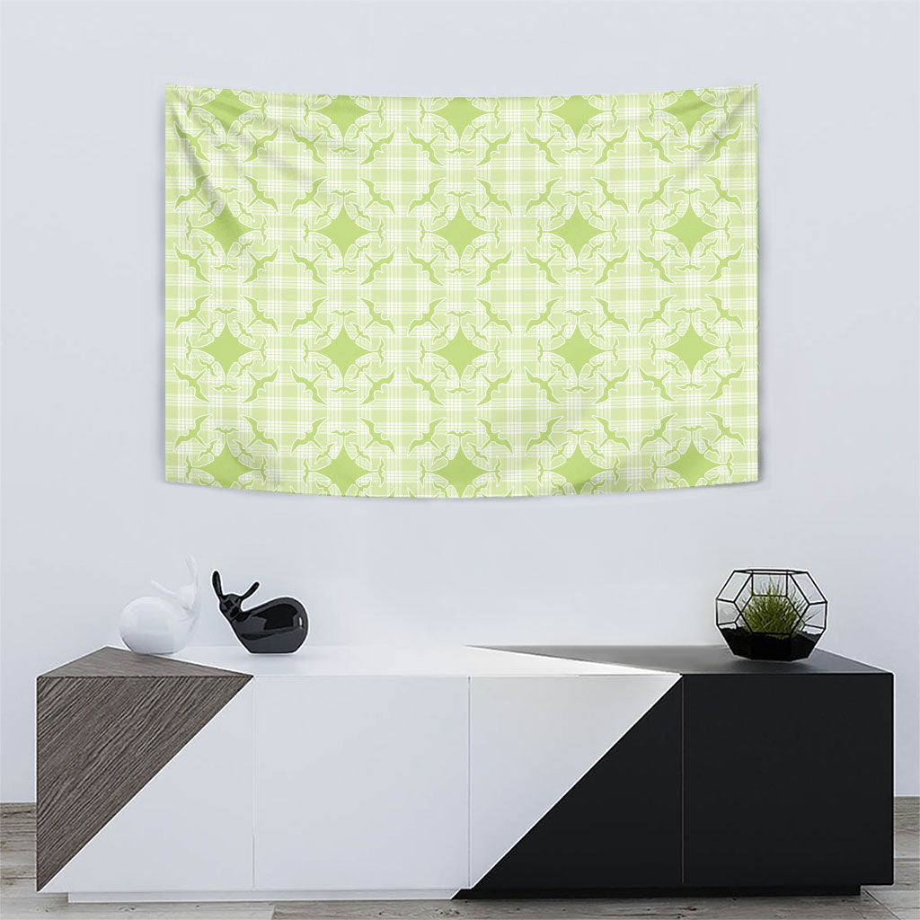 Omaomao Hawaii Iwa Bird Palaka Motifs Tapestry LT14 - Polynesian Pride