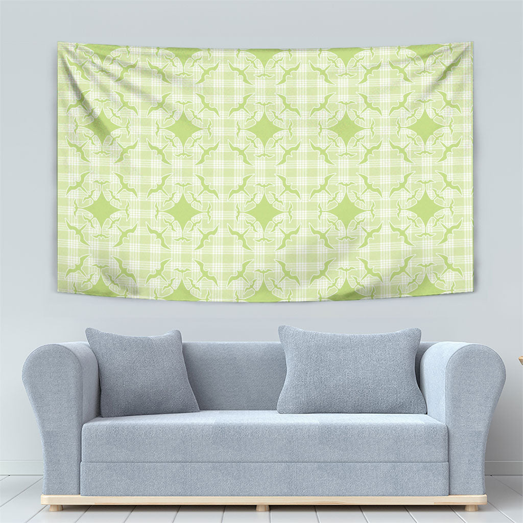 Omaomao Hawaii Iwa Bird Palaka Motifs Tapestry LT14 - Polynesian Pride