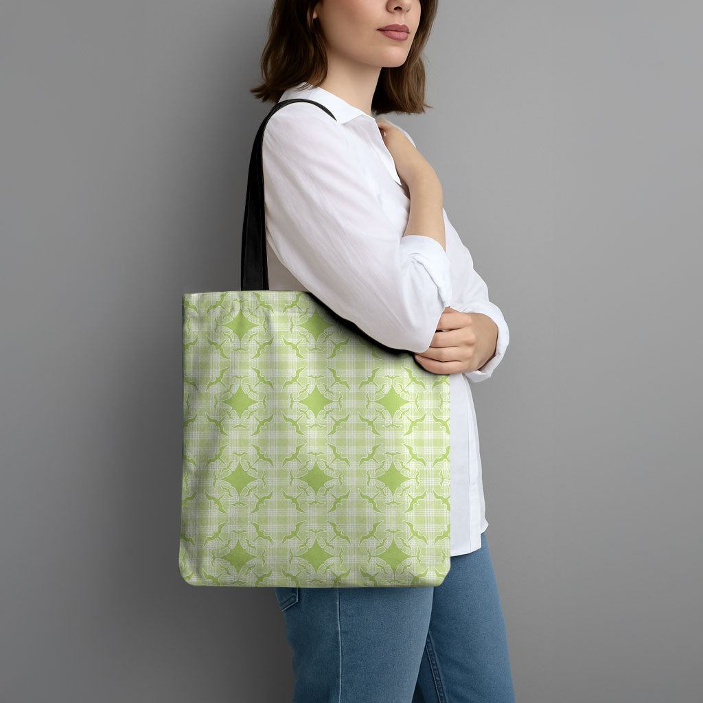 Omaomao Hawaii Iwa Bird Palaka Motifs Tote Bag LT14 - Polynesian Pride