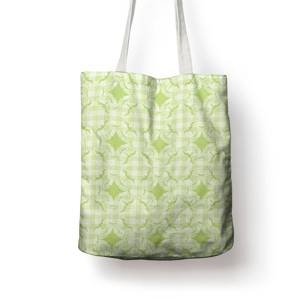 Omaomao Hawaii Iwa Bird Palaka Motifs Tote Bag LT14 - Polynesian Pride