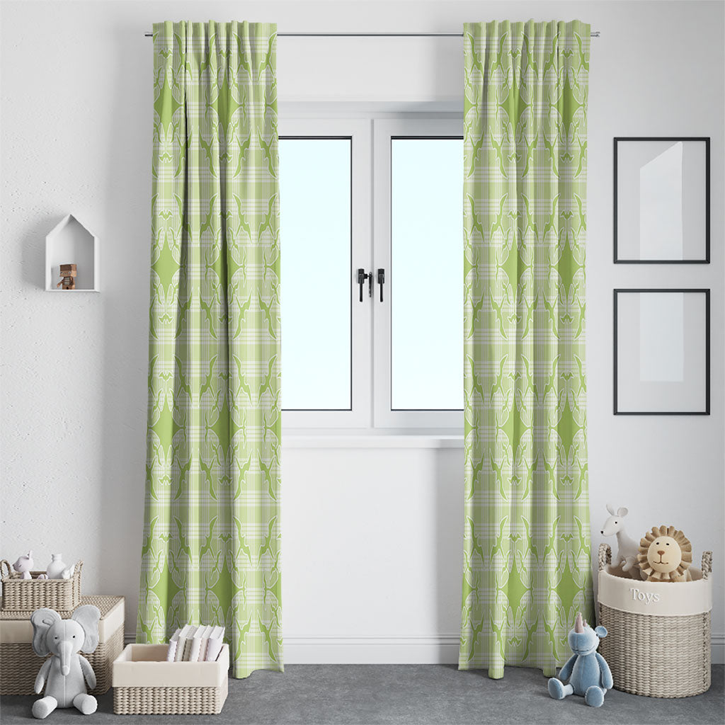 Omaomao Hawaii Iwa Bird Palaka Motifs Window Curtain LT14 - Polynesian Pride