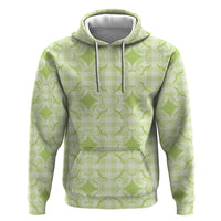 Omaomao Hawaii Iwa Bird Palaka Motifs Zip Hoodie LT14 Pullover Hoodie Green - Polynesian Pride