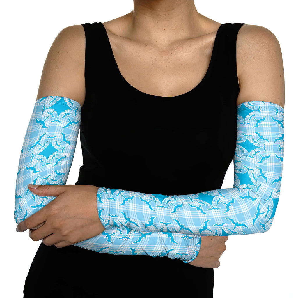 Polu Hawaii Iwa Bird Palaka Motifs Arm Sleeves LT14 - Polynesian Pride