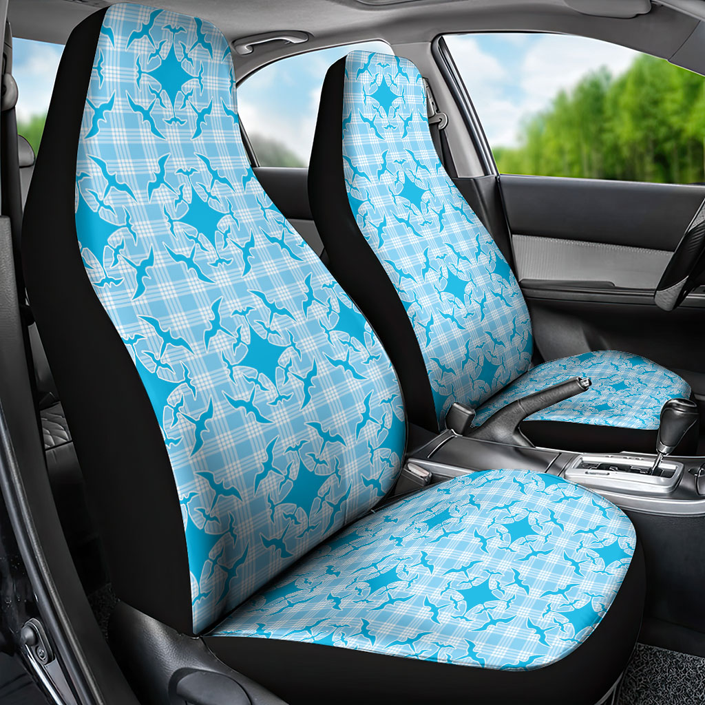 Polu Hawaii Iwa Bird Palaka Motifs Car Seat Cover LT14 - Polynesian Pride