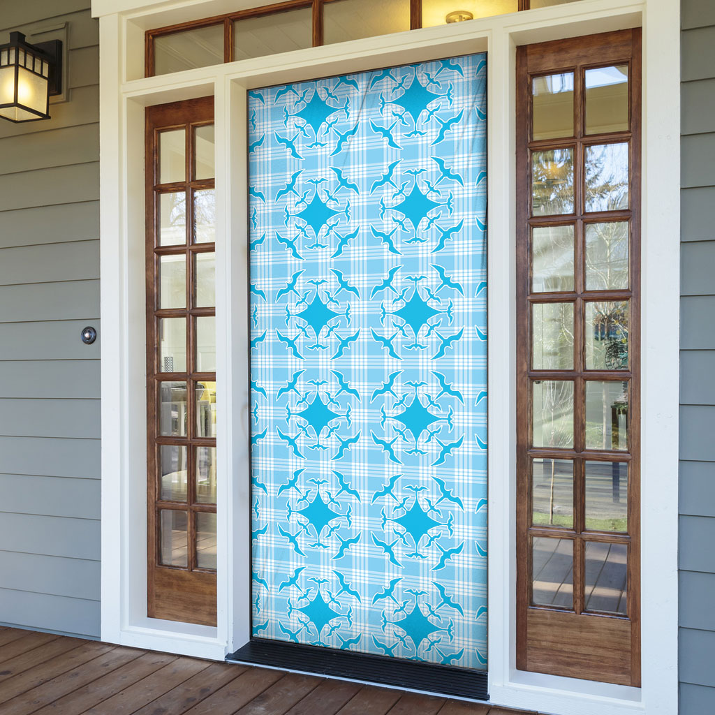 Polu Hawaii Iwa Bird Palaka Motifs Door Cover LT14 - Polynesian Pride