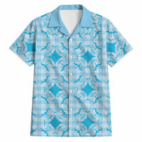 Polu Hawaii Iwa Bird Palaka Motifs Hawaiian Shirt LT14 Blue - Polynesian Pride