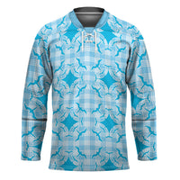 Polu Hawaii Iwa Bird Palaka Motifs Hockey Jersey LT14 Unisex Blue - Polynesian Pride
