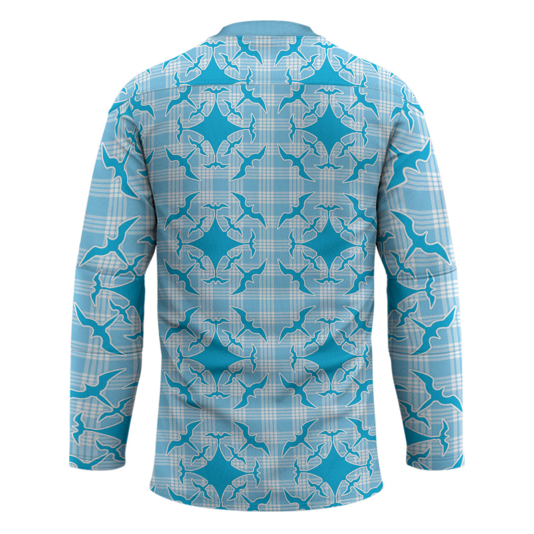 Polu Hawaii Iwa Bird Palaka Motifs Hockey Jersey LT14 - Polynesian Pride