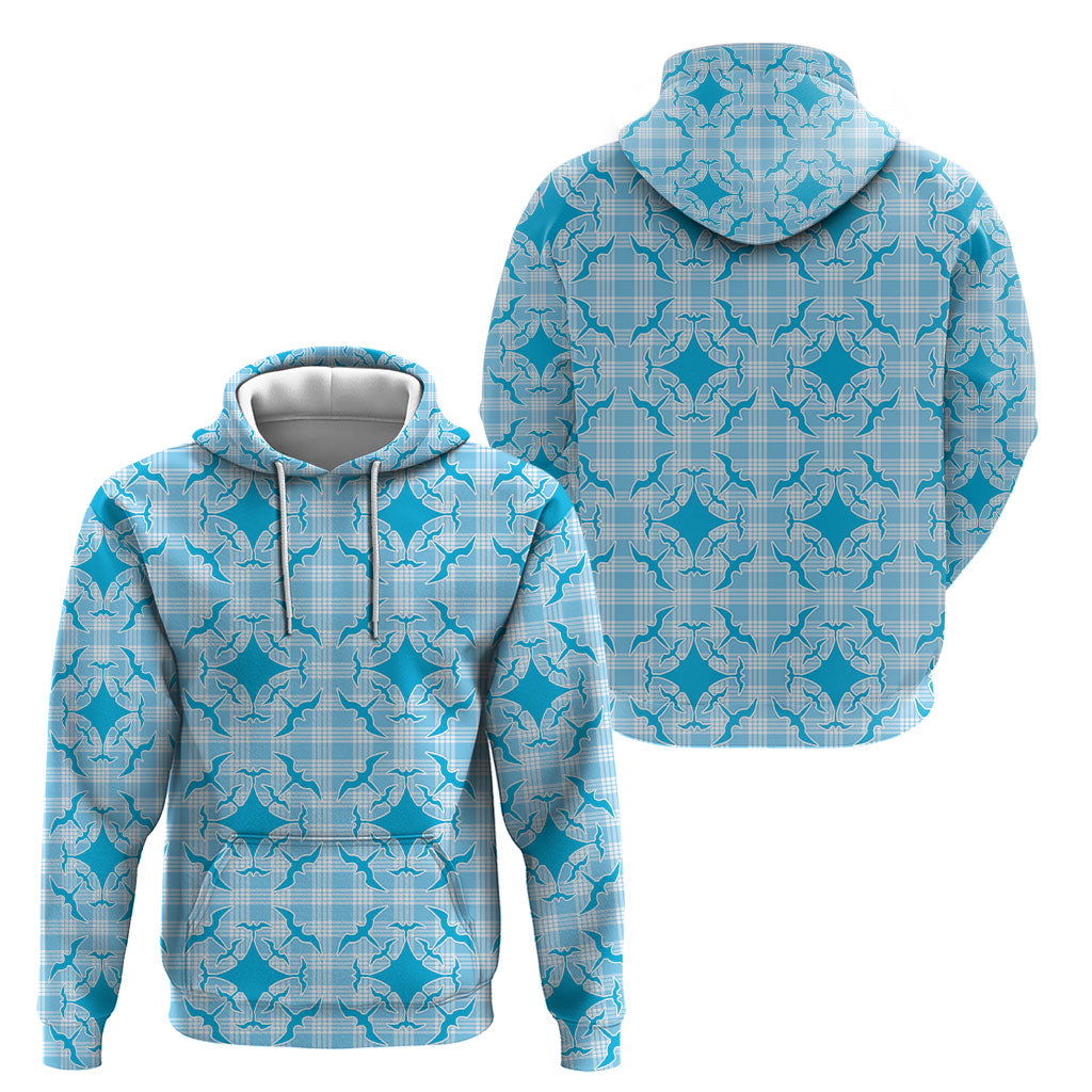 Polu Hawaii Iwa Bird Palaka Motifs Hoodie LT14 - Polynesian Pride