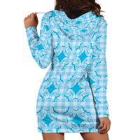 Polu Hawaii Iwa Bird Palaka Motifs Hoodie Dress LT14 - Polynesian Pride