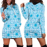 Polu Hawaii Iwa Bird Palaka Motifs Hoodie Dress LT14 - Polynesian Pride