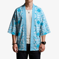 Polu Hawaii Iwa Bird Palaka Motifs Kimono LT14 - Polynesian Pride