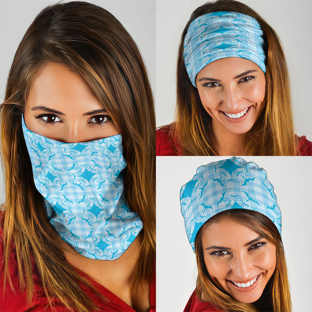 Polu Hawaii Iwa Bird Palaka Motifs Neck Gaiter LT14 - Polynesian Pride