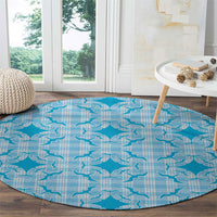 Polu Hawaii Iwa Bird Palaka Motifs Round Carpet LT14 - Polynesian Pride