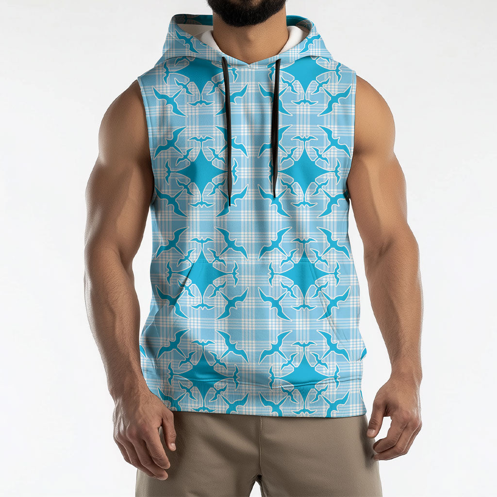 Polu Hawaii Iwa Bird Palaka Motifs Sleeveless Hoodie LT14 - Polynesian Pride