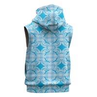 Polu Hawaii Iwa Bird Palaka Motifs Sleeveless Zip Hoodie LT14 - Polynesian Pride