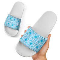 Polu Hawaii Iwa Bird Palaka Motifs Slide Sandals LT14 - Polynesian Pride