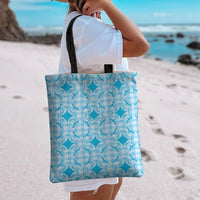 Polu Hawaii Iwa Bird Palaka Motifs Tote Bag LT14 - Polynesian Pride
