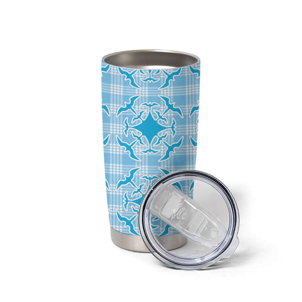 Polu Hawaii Iwa Bird Palaka Motifs Tumbler Cup LT14 - Polynesian Pride