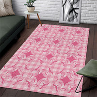Alaka Hawaii Iwa Bird Palaka Motifs Area Rug LT14 Pink - Polynesian Pride