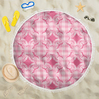 Alaka Hawaii Iwa Bird Palaka Motifs Beach Blanket LT14 One Size 150cm Pink - Polynesian Pride